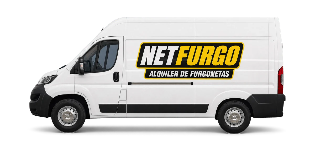 Furgoneta NET BULL de 10 a 12 m³ vista de lado